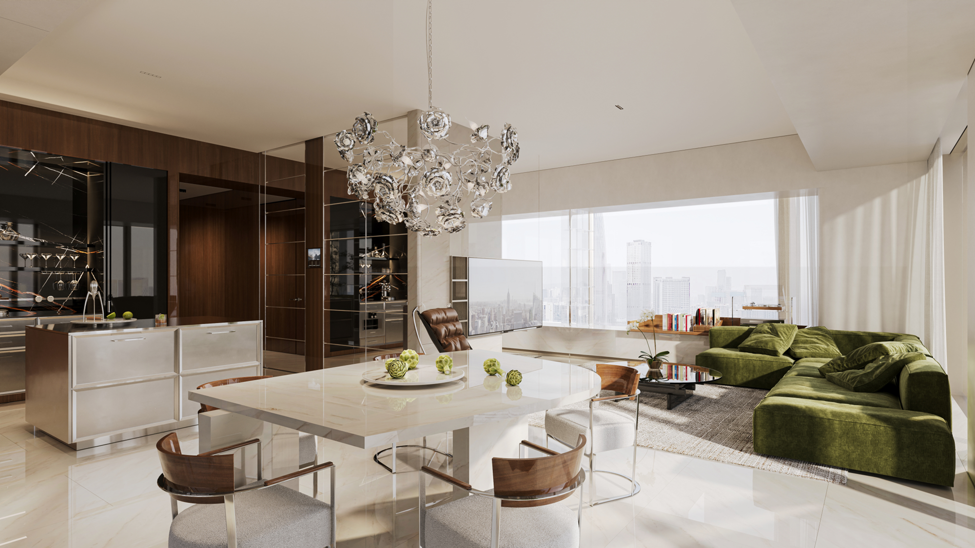 新作  先锋艺术 vs 怀旧经典 —— 华润置地 深圳湾澐玺 ONE BAY PARK丨中国深圳丨DIA设计-25