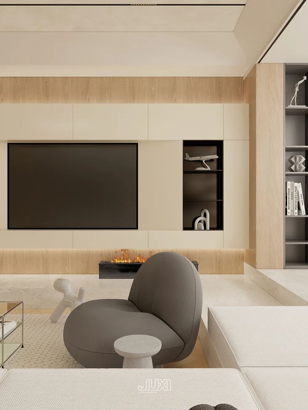 「设计分享」被简约原木硬控了，自然+极简=家的高级命格-49