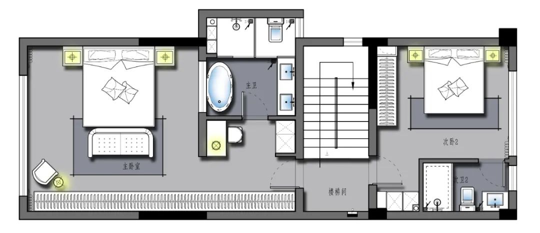 【案例】形与型的切割融合：沉浸式体验320㎡四居如此有气质！-33