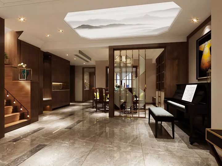 新中式风龙湖滟澜山 180 平复式洋房设计-24