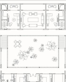 简约中式四合院