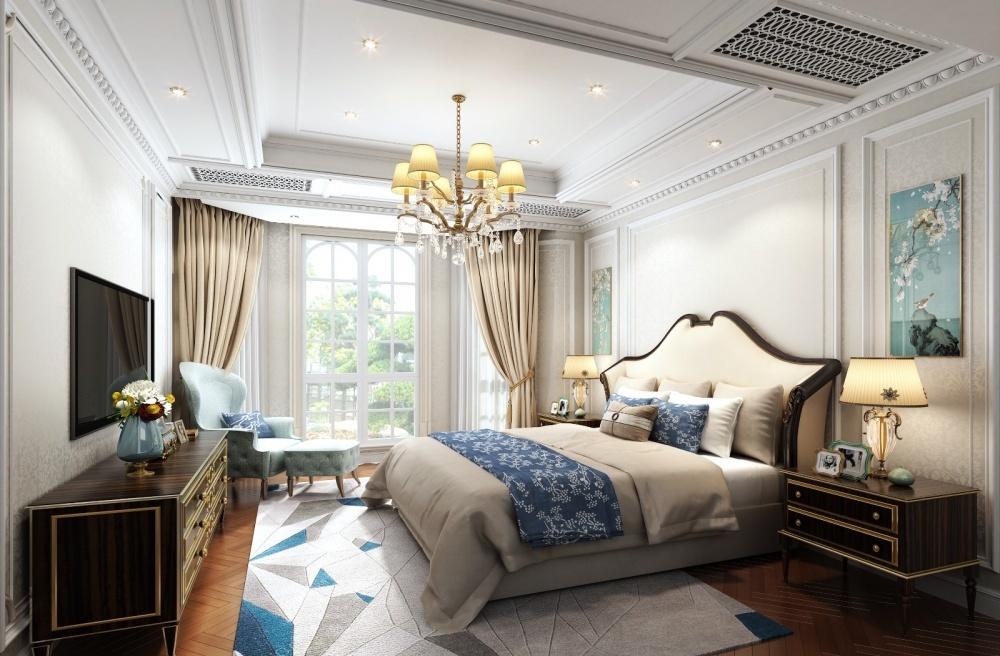 法式奢华样板房设计-4