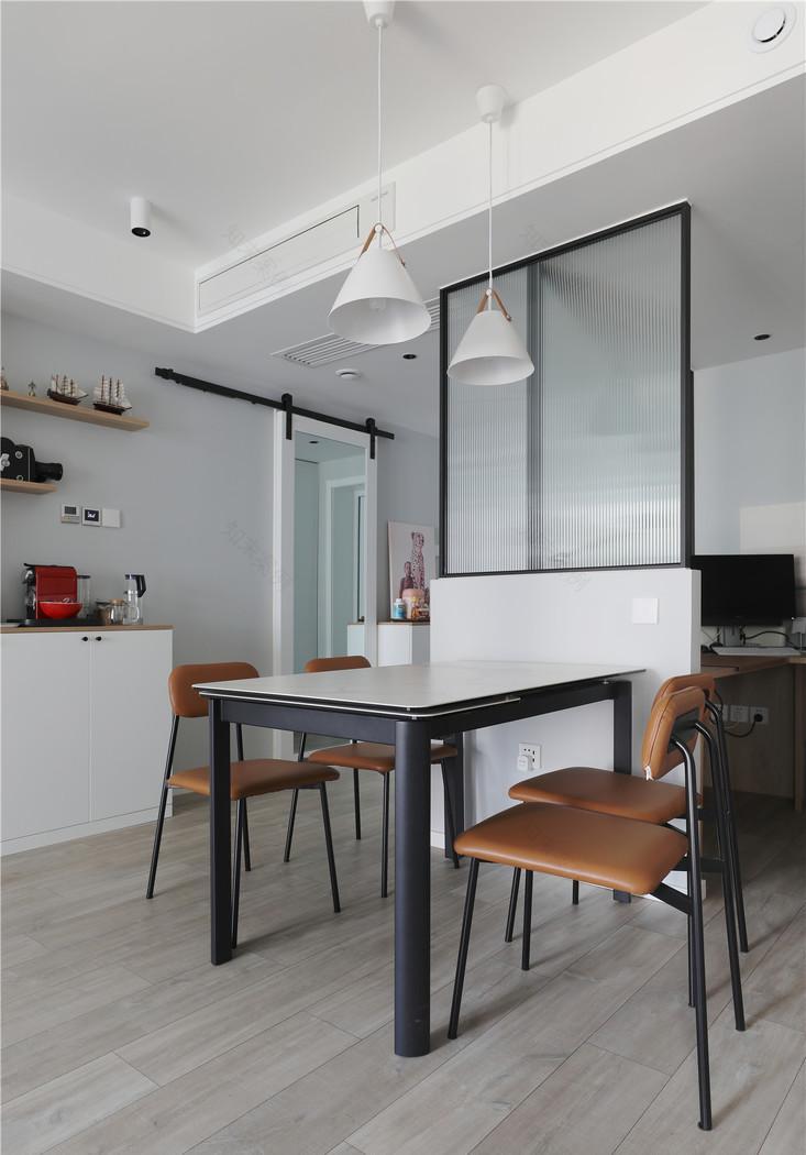 北京 80㎡独居空间,北欧风++ 定制柜打造舒适生活-20