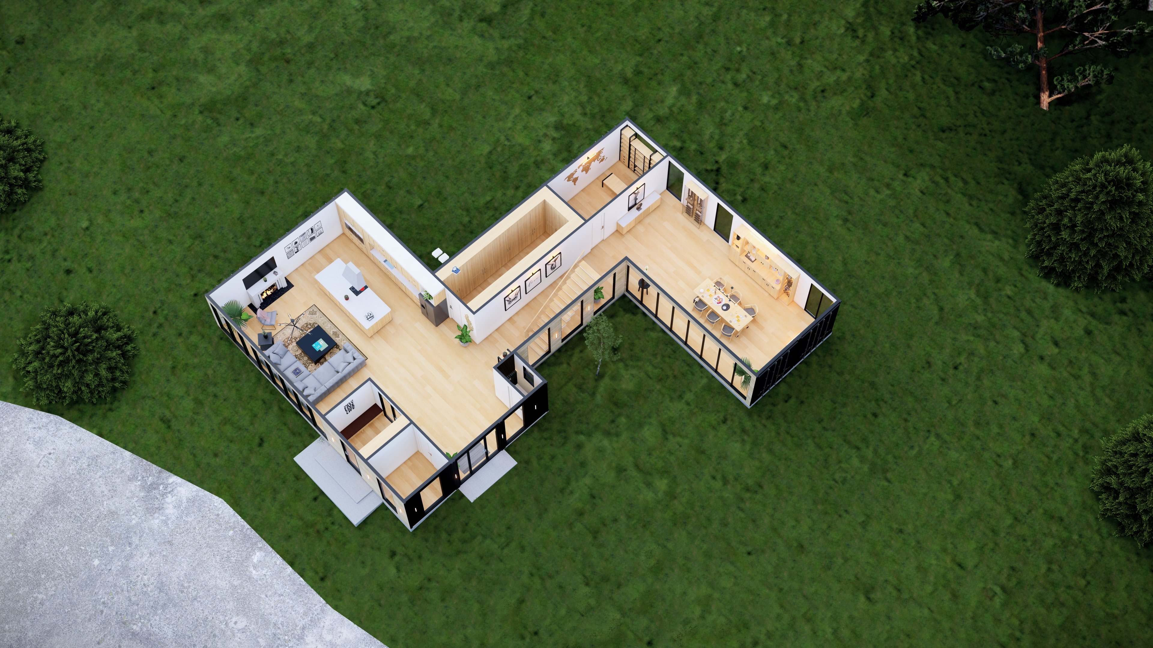 湖景集装箱房-11