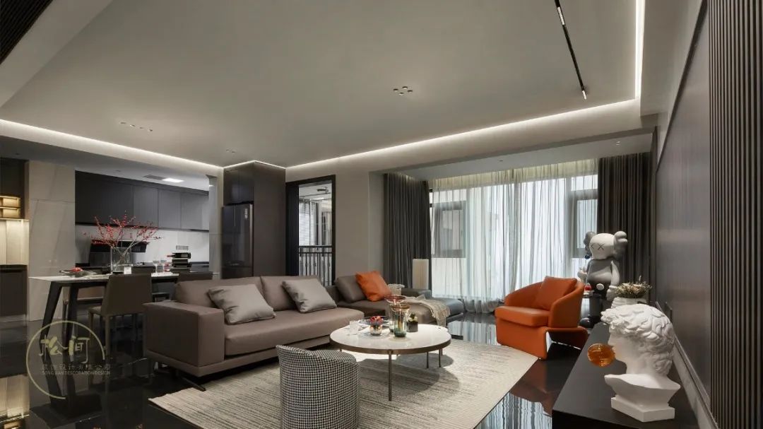 曲直有度 · 现代风格泸州住宅设计丨中国泸州丨松间设计-136