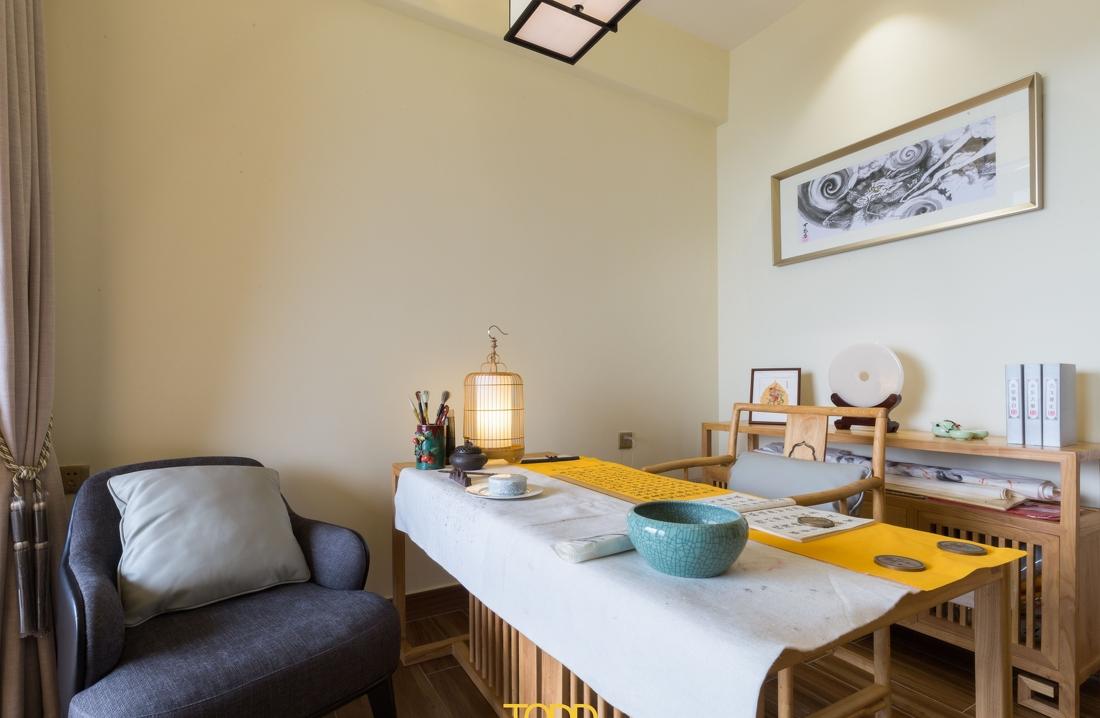 杜特设计“情墨松韵” | 原木新中式，简约舒适，融入自然景观-14