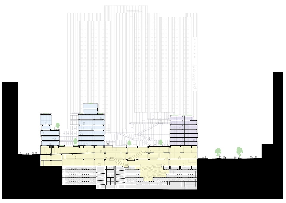 巴黎 Gaîté Montparnasse 商业综合体丨法国巴黎丨MVRDV-55