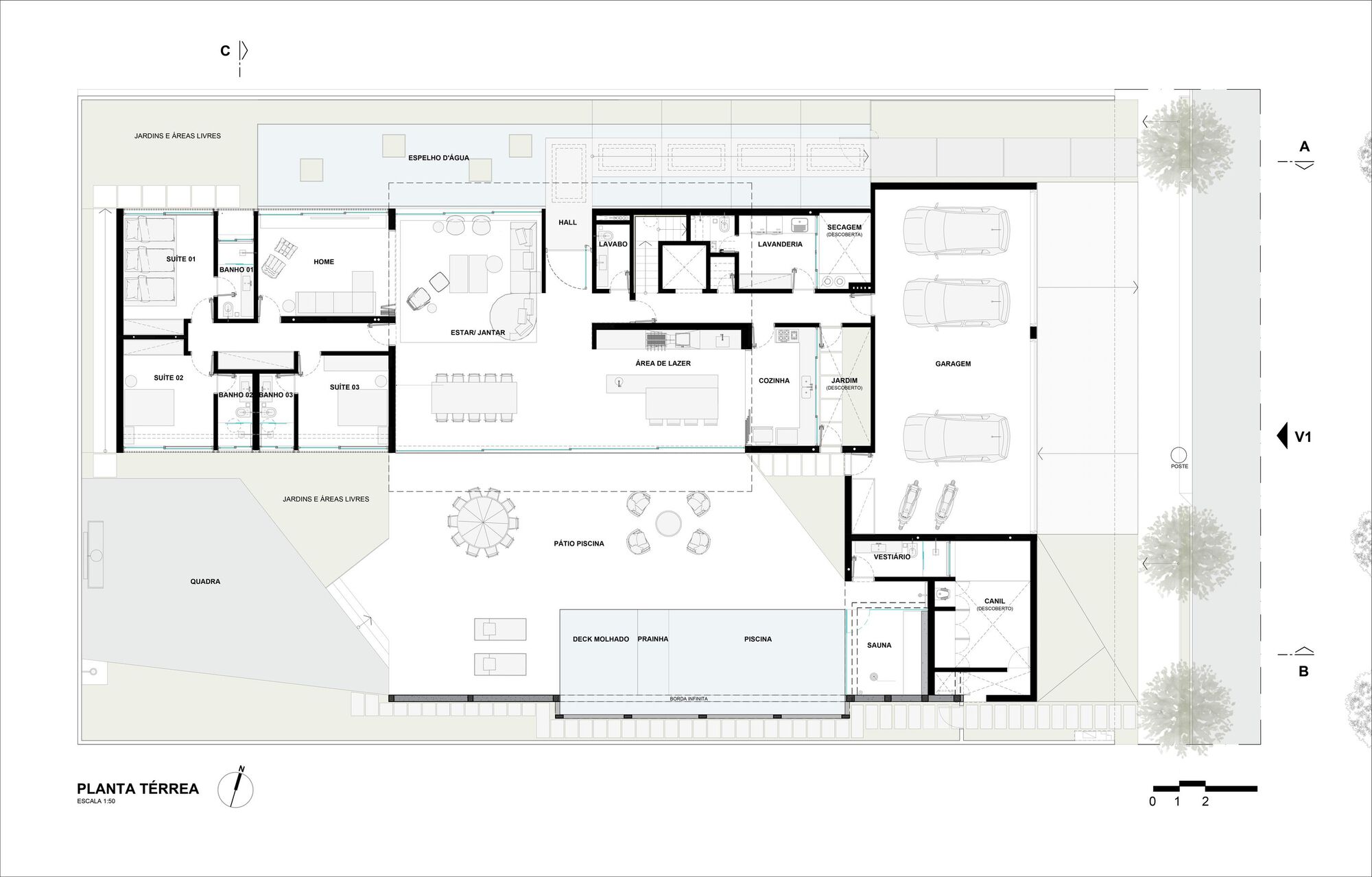 FG 别墅丨巴西丨Caracho Arquitetos-3