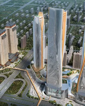 西安大明宫超高层及商业区规划丨中国西安丨PLAT ASIA