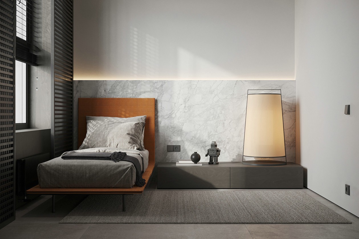 124㎡灰色系住宅设计-15