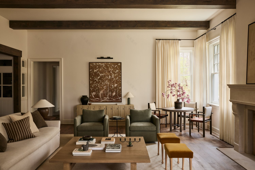 优雅的田园之家丨美国丨Of Place Studio-8