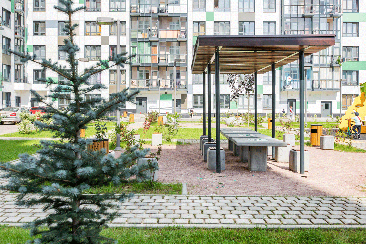 “Новомолоково” 第二阶段舒适级住宅综合体景观设计丨俄罗斯莫斯科丨Megabudka 建筑事务所-86