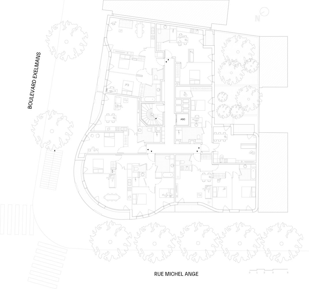 巴黎第十六区 E·elmans MichelAnge 建筑丨法国巴黎丨Stefan Architecture-35