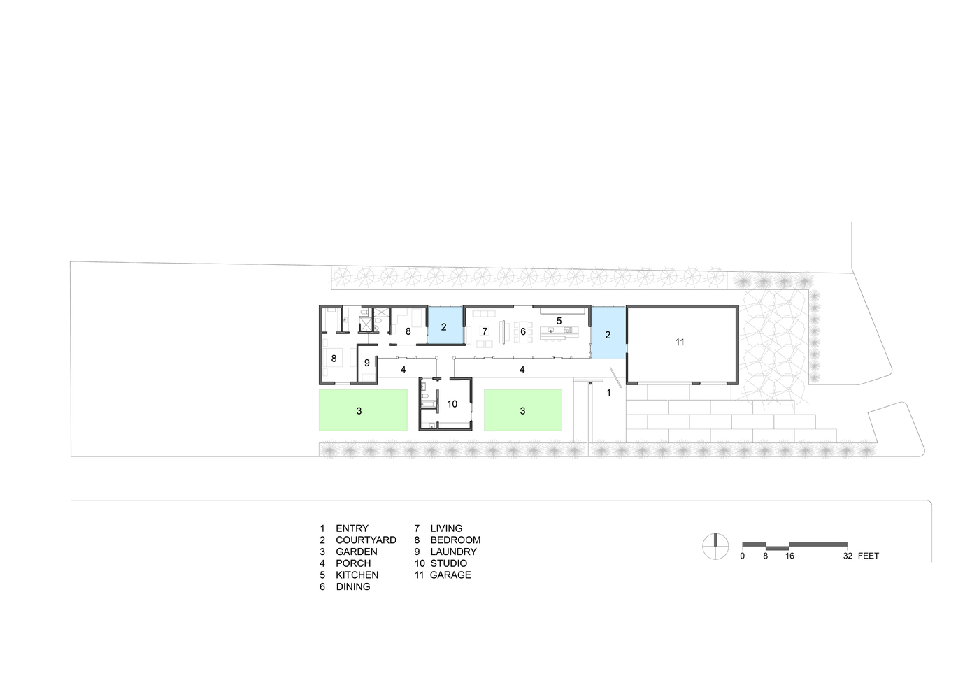美国沃斯堡莫雷蒂住宅丨Norman D. Ward architect-37