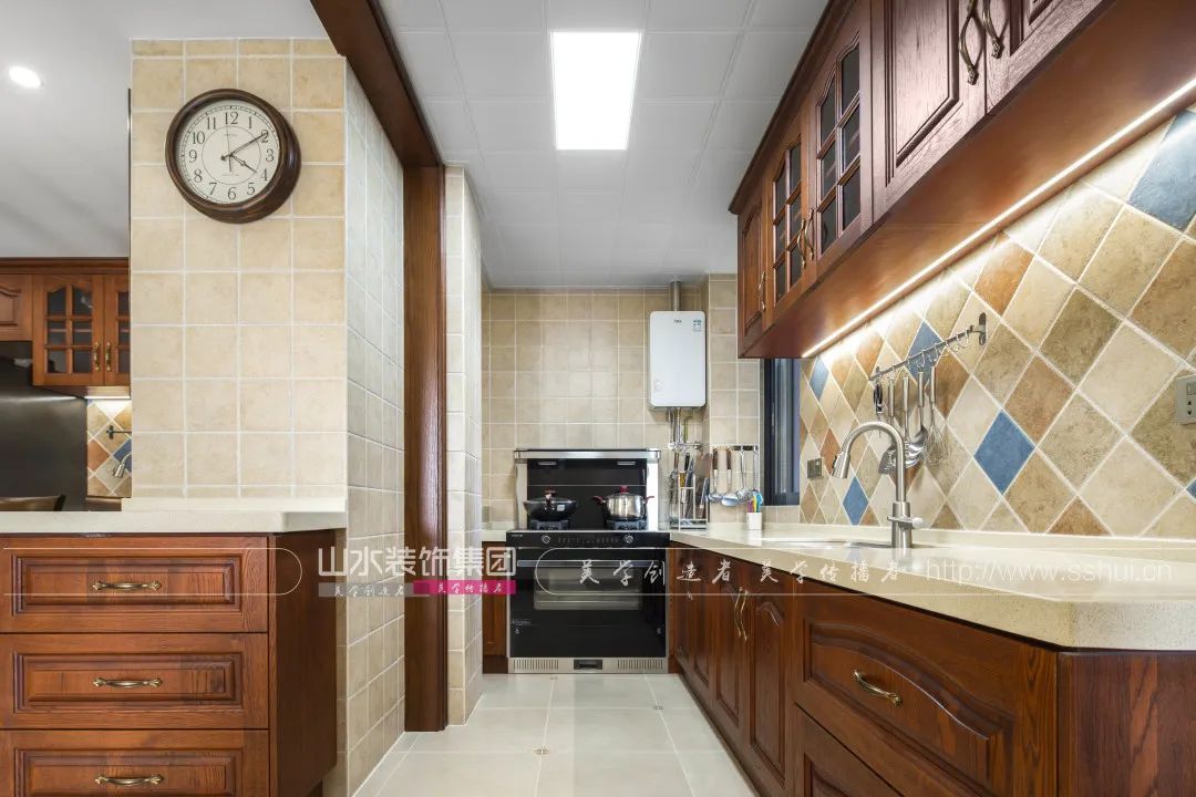 美式田园风格的三室两厅丨黄娟-28