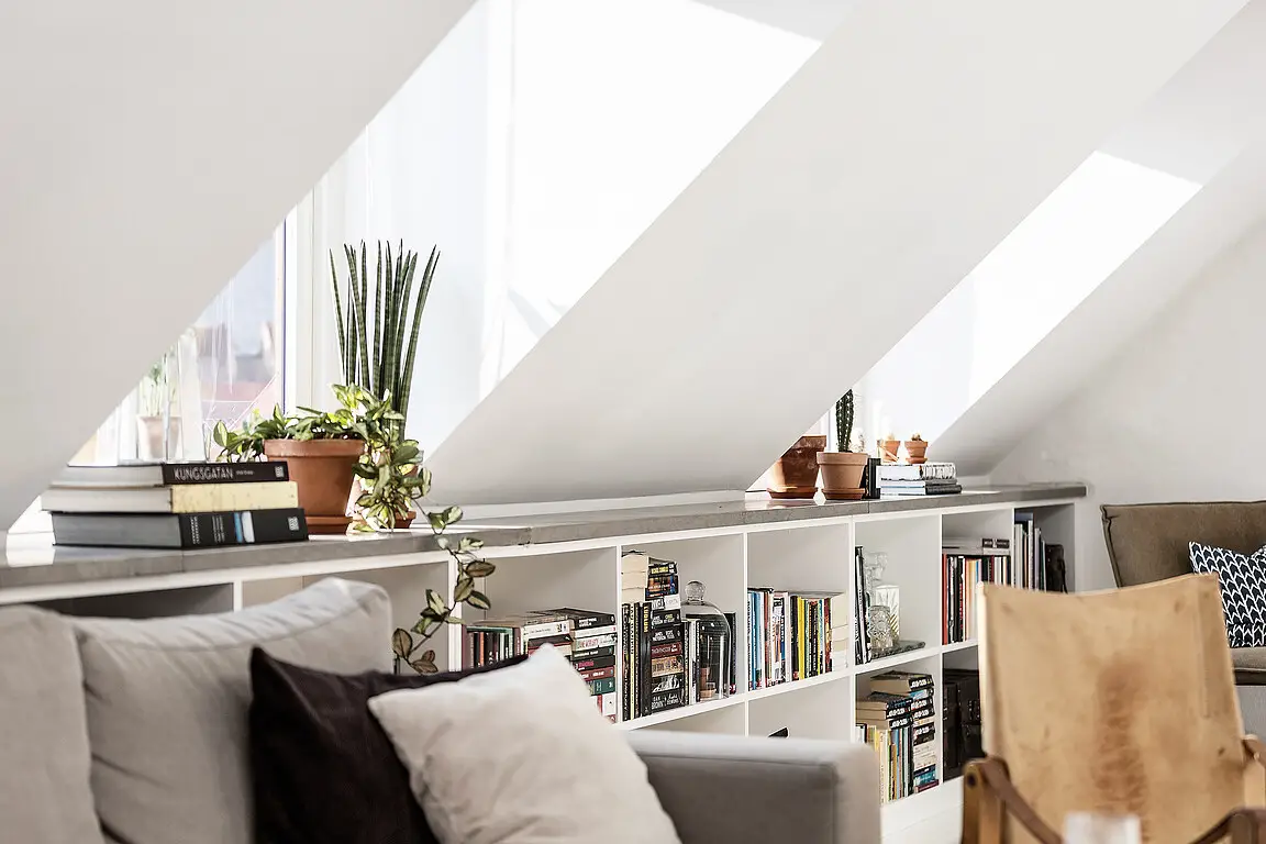 瑞典顶层复式公寓 | 阳光办公室与生活空间完美融合-11