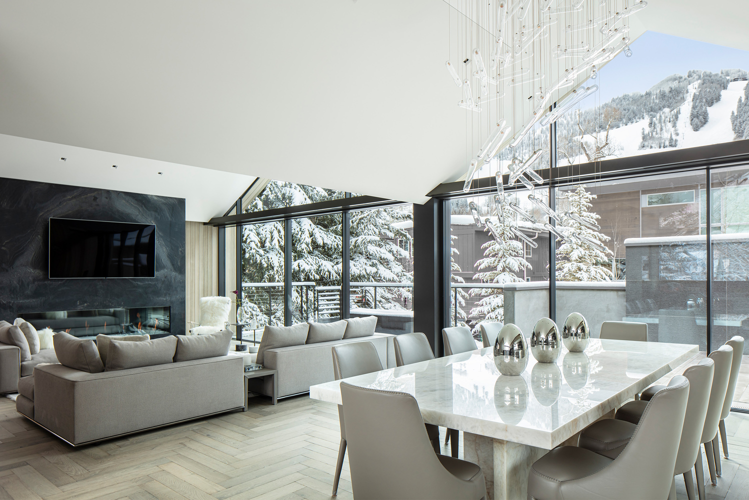 雪谷中的现代暖宅丨美国科罗拉多丨KAA-7