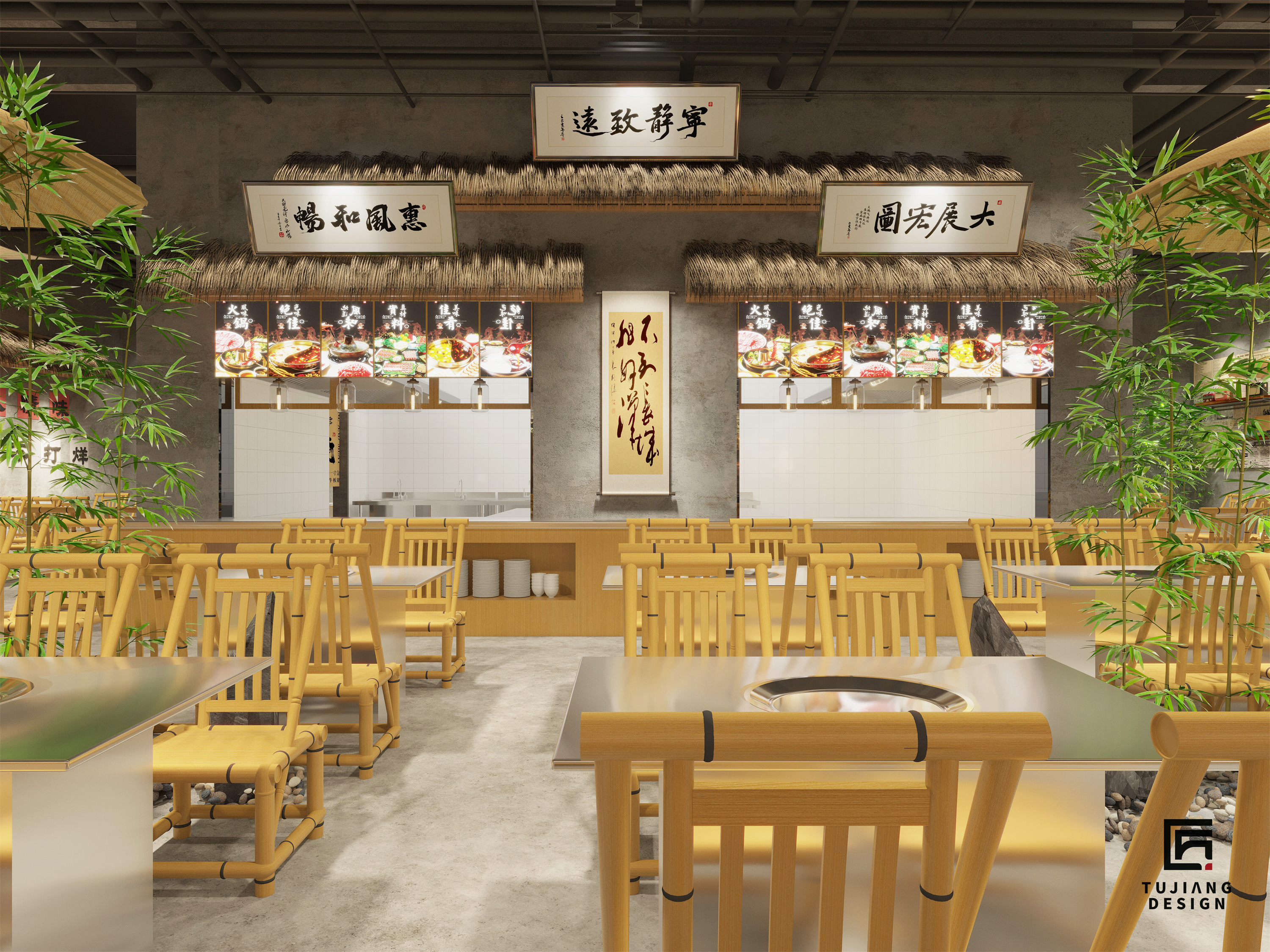 火锅店设计——精致感与烟火气之间的融合-8