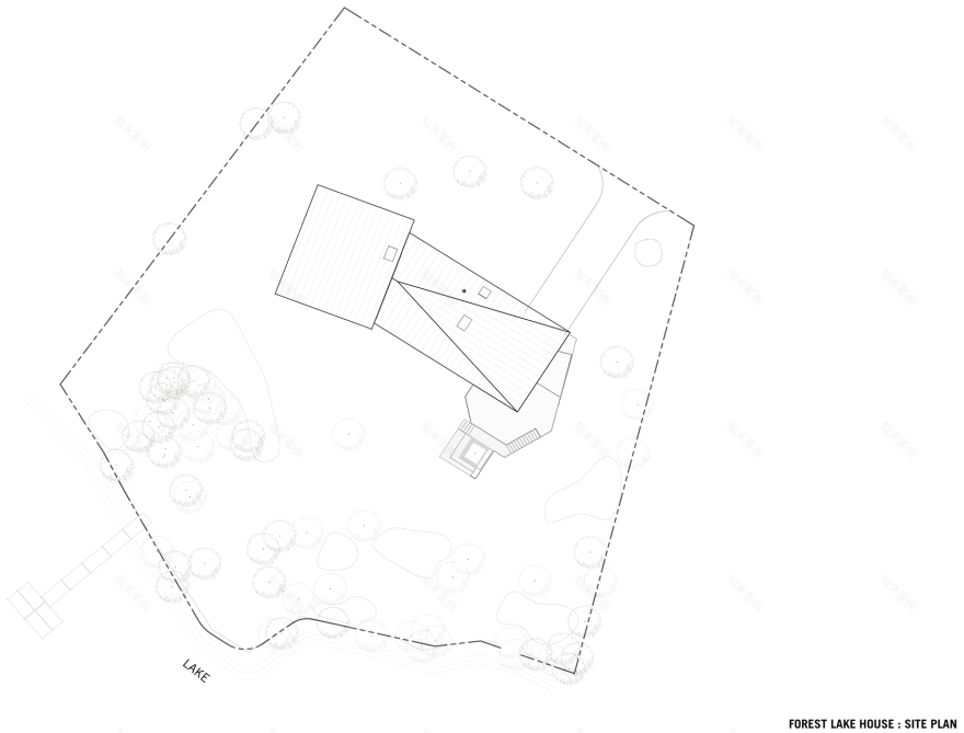 森林湖畔别墅丨美国丨Pachano & Vollert Architecture-64