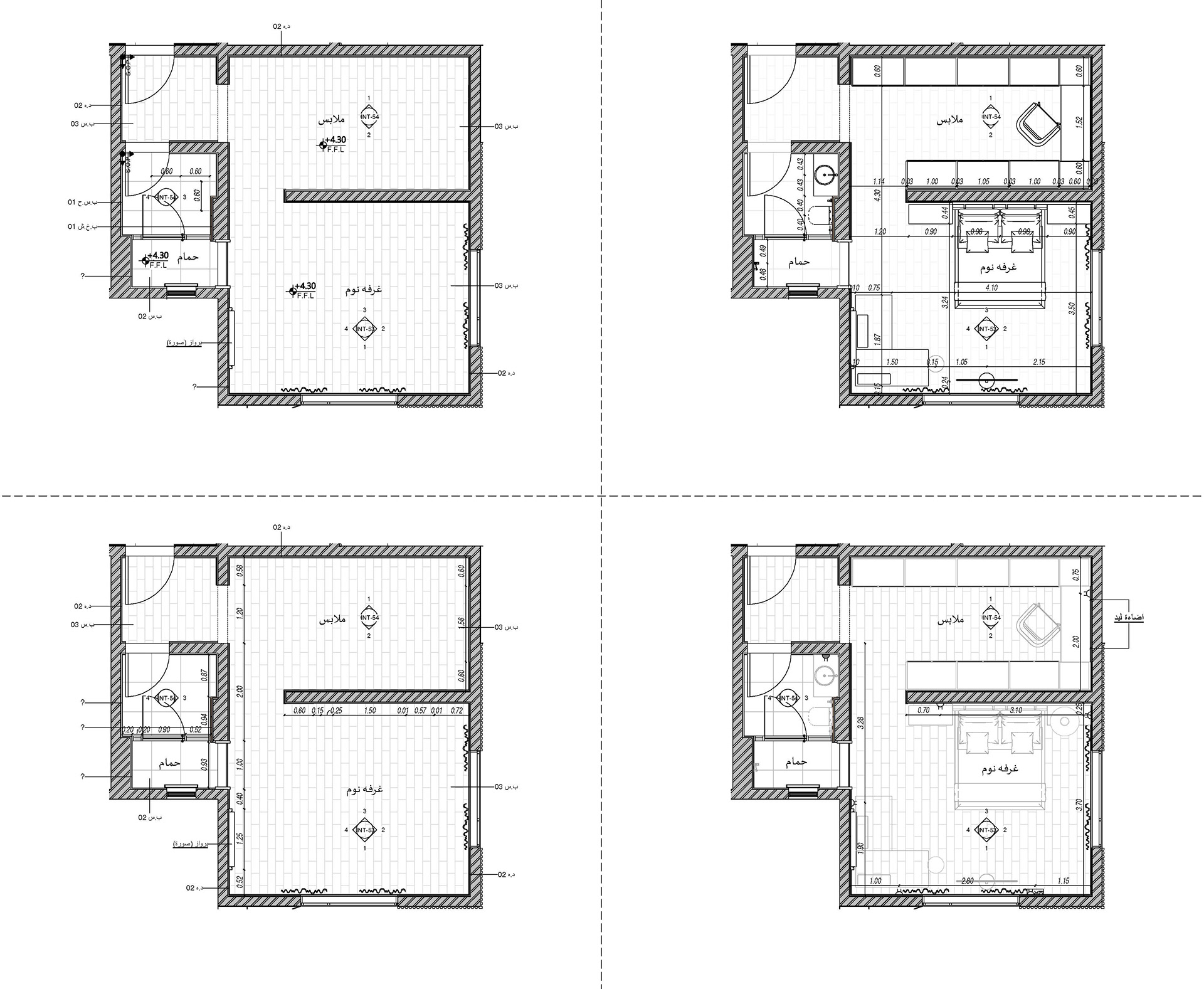 A·A 现代别墅室内设计丨沙特阿拉伯丨Bariq Consultants-65