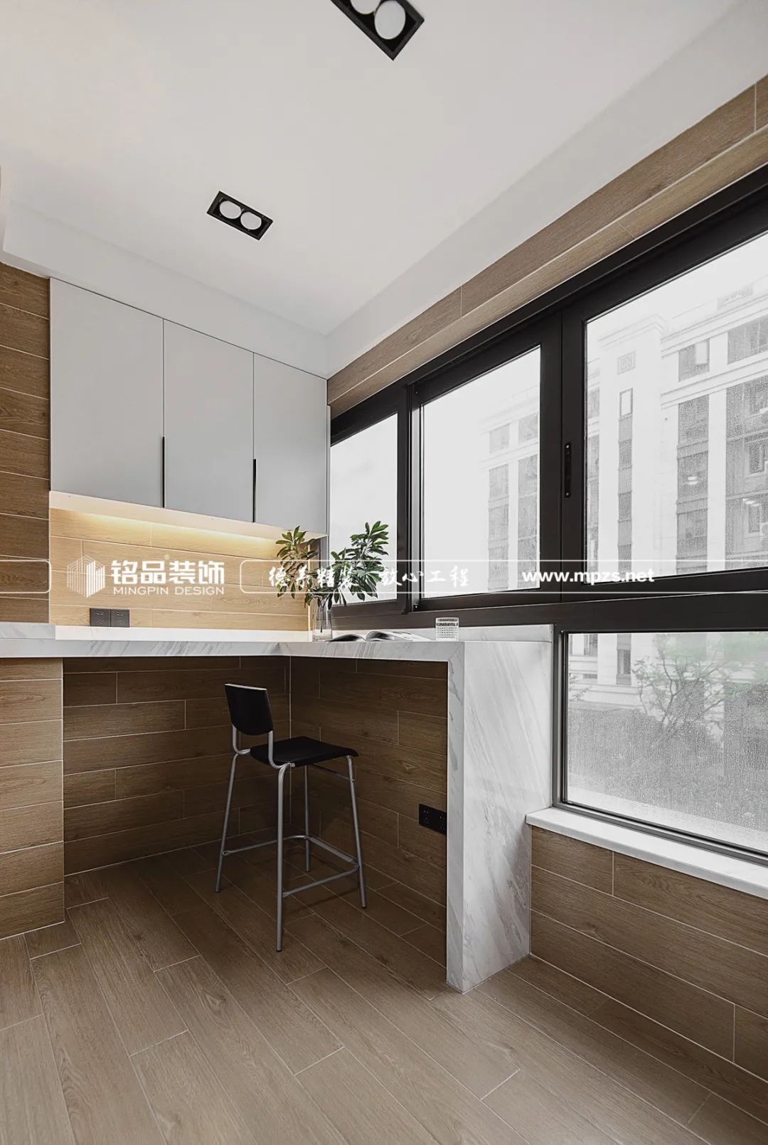 月光森林 | 130㎡现代简约，无主灯设计，3D 背景墙-60