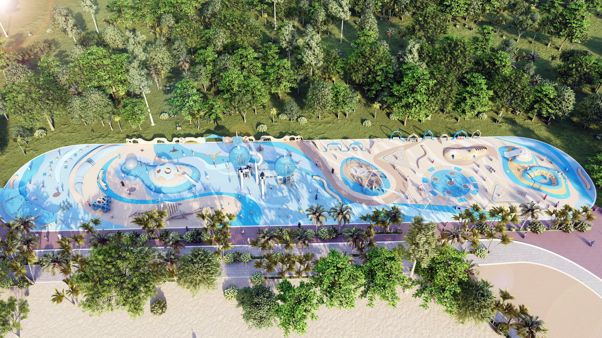 Liner Park Kuwait Architecture playground-0