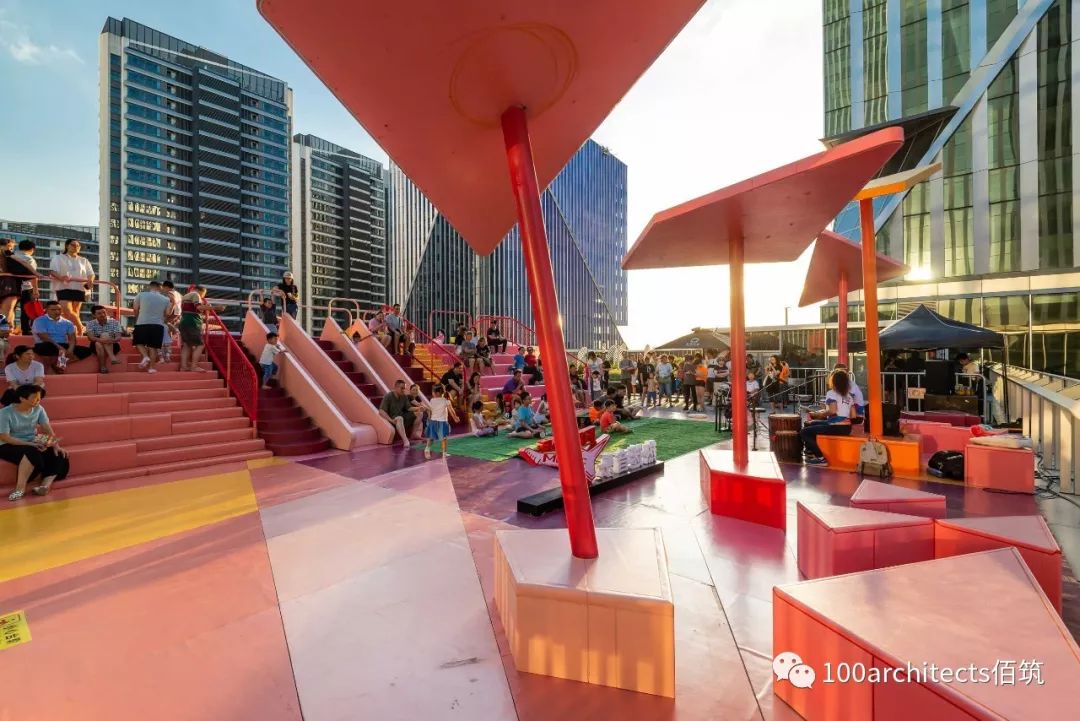 上海晶耀前滩“色彩大爆炸”公共空间设计-30