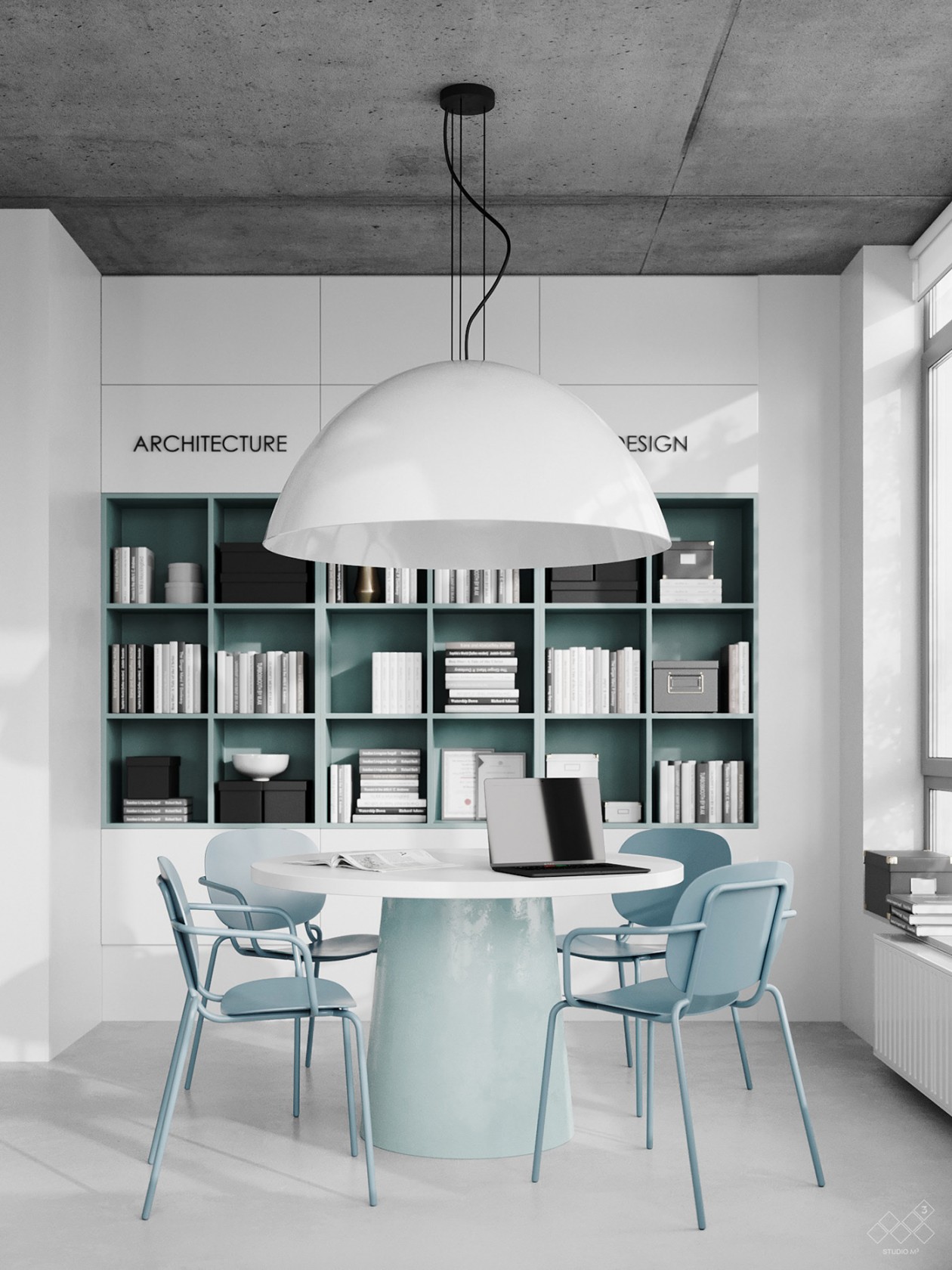 乌克兰基辅86㎡办公空间设计-8