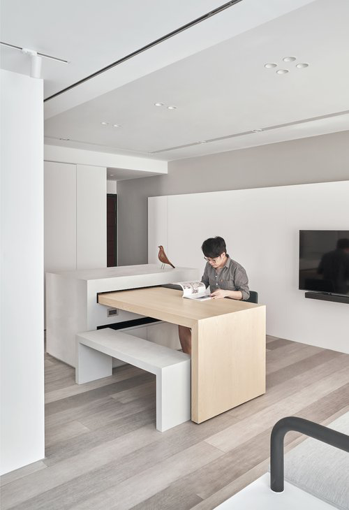 不定义空间的多功能小宅，62㎡旧房改造 | 虫点子新作-45