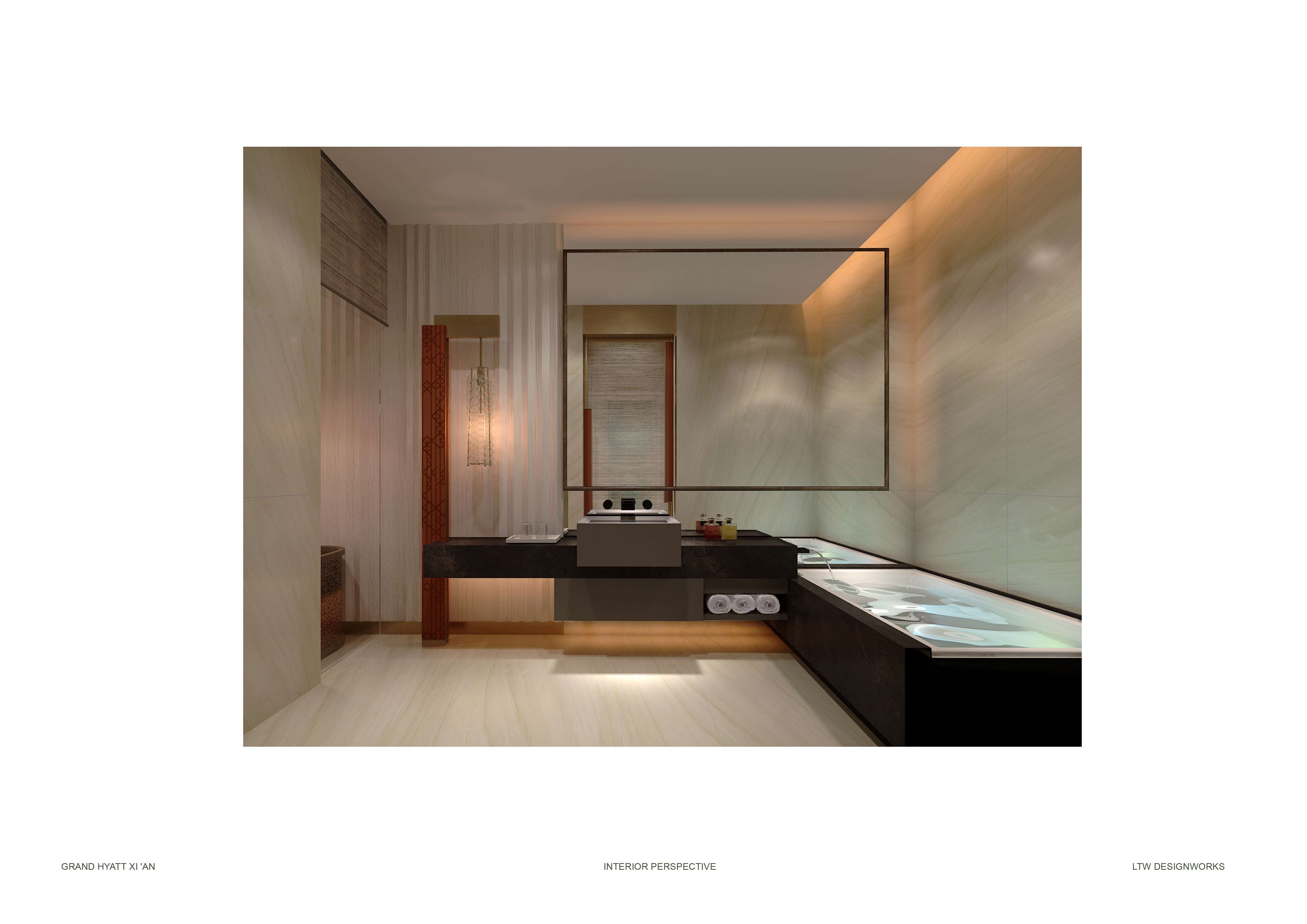 LTW  西安君悦酒店客房方案10 27P 95M-6