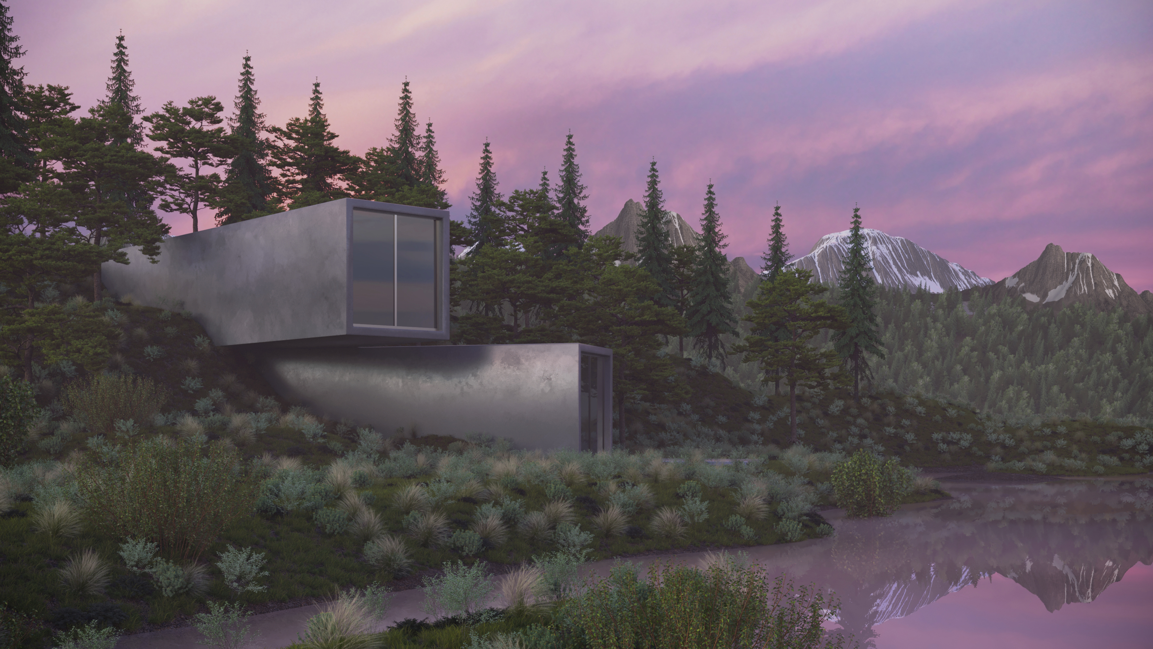 照明对建筑可视化的影响研究-5