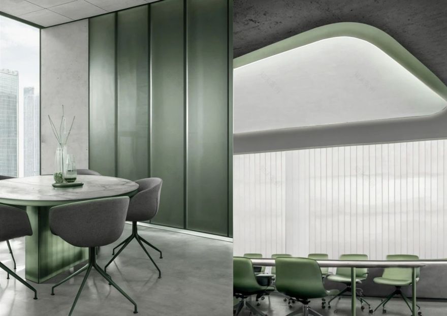 都市中的绿色疗愈办公空间设计丨广州GBD设计机构-61