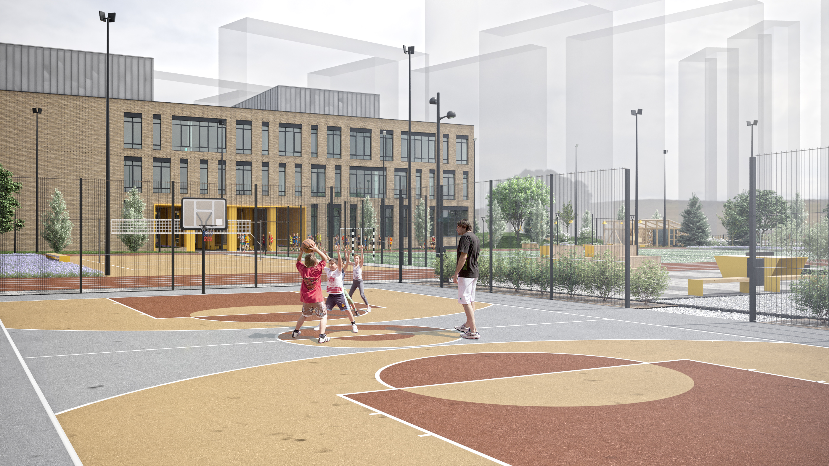 学校景观设计丨俄罗斯诺夫哥罗德丨LAMP-24