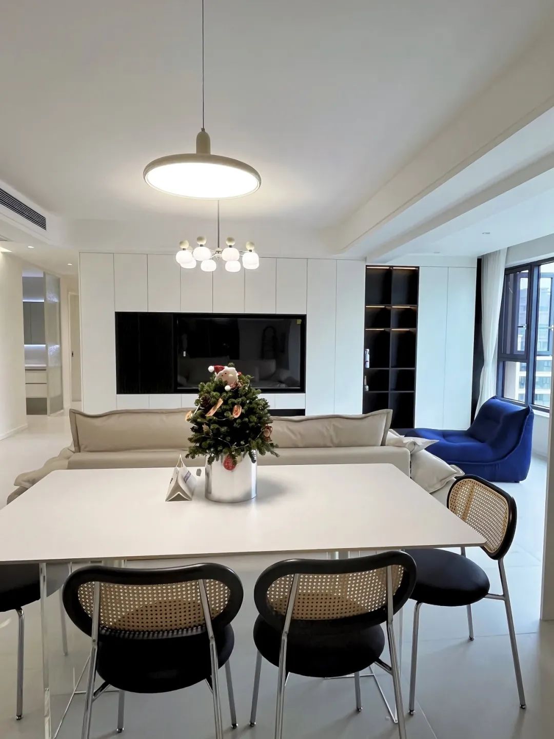 香槟华府 120㎡极简白居丨吉匠装饰-15