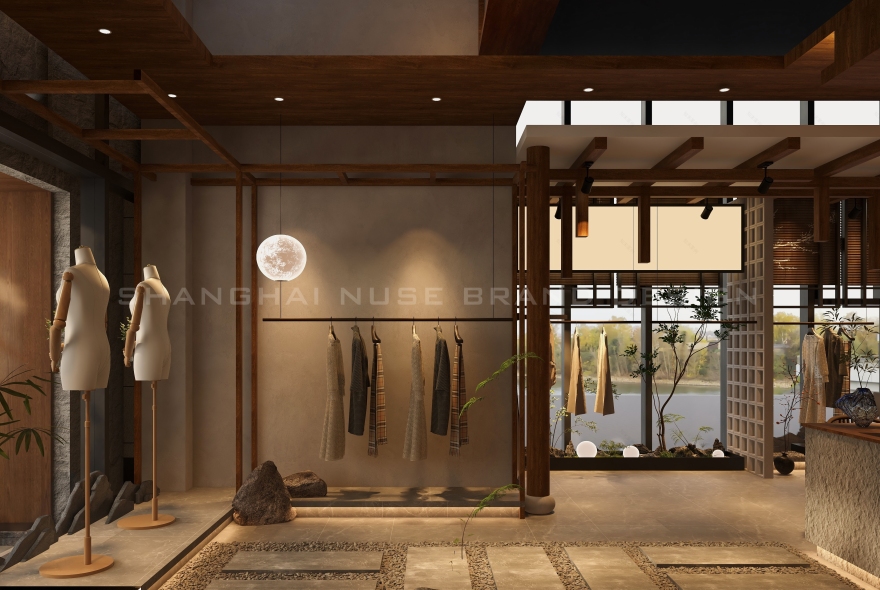 不搞套路搞腔调!新中式服装店把"东方高级感"玩明白了-24