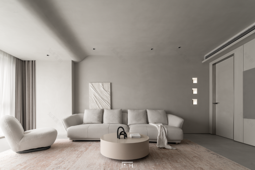 浙江诸暨城市之星极简之家丨中国浙江丨栗禾设计-9