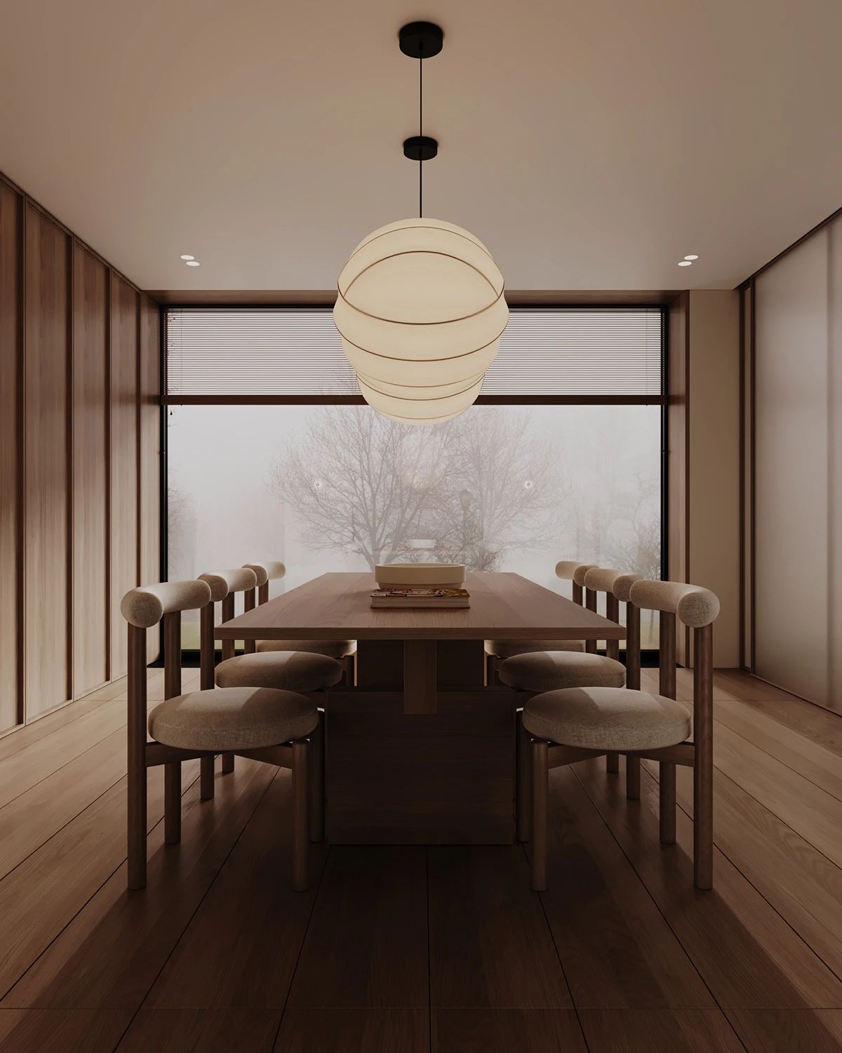 现代原木系奶油风的住宅丨中国-12