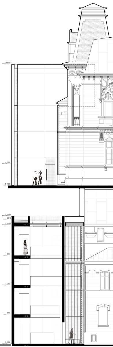 罗马尼亚建筑师协会建筑文化中心扩建项目-116