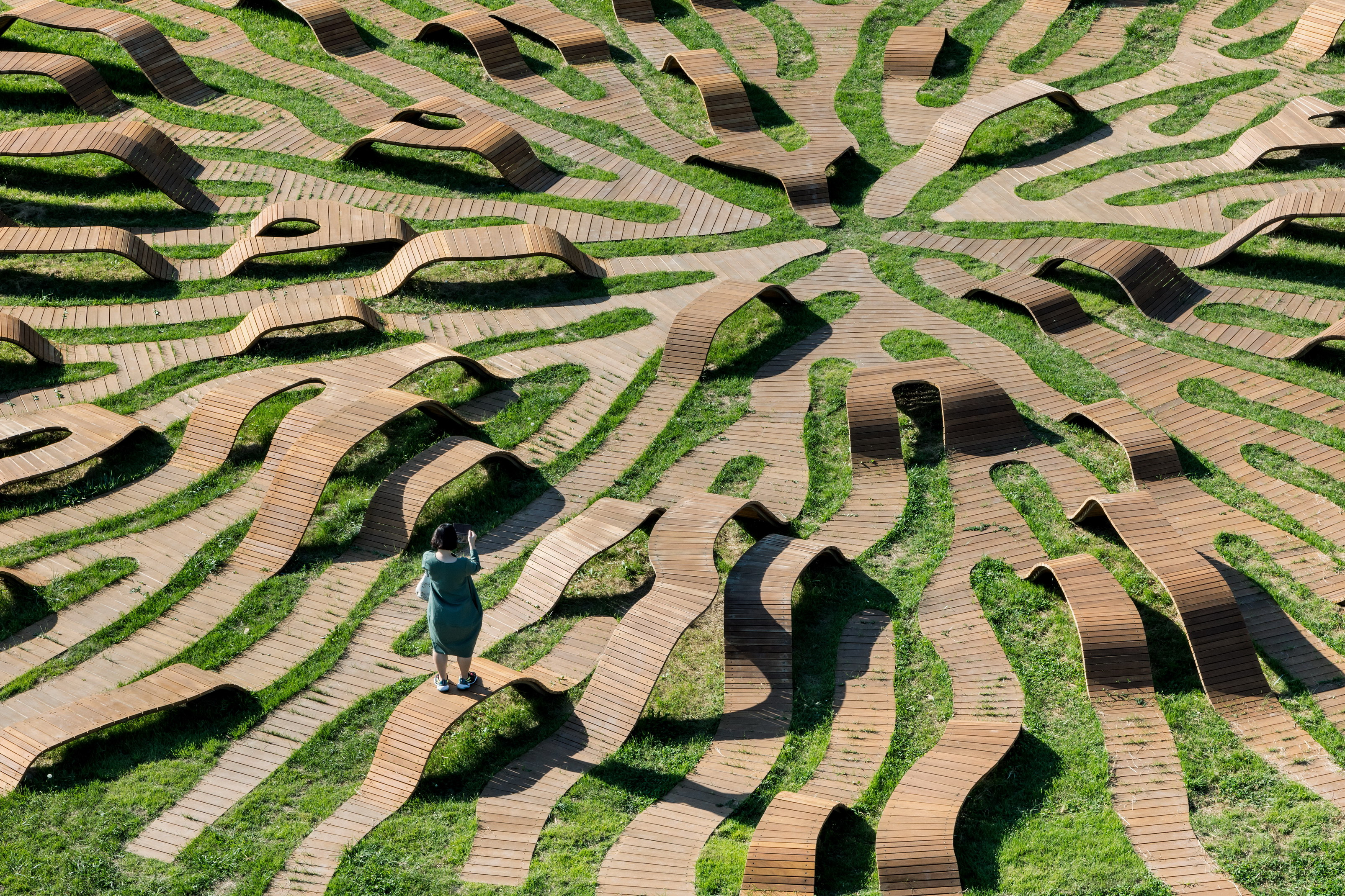 首尔汉江艺术公园“Root Bench”丨韩国首尔丨Yong Ju Lee Architecture-16