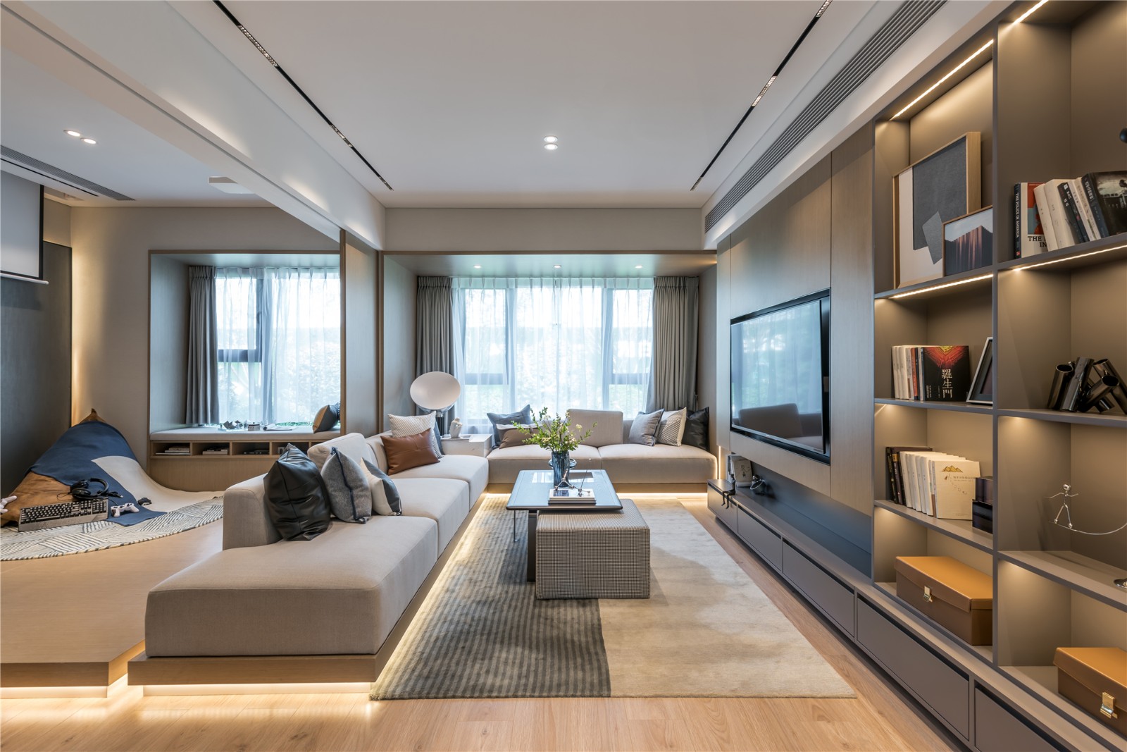 实用通透感设计，90㎡做出120㎡空间感-5