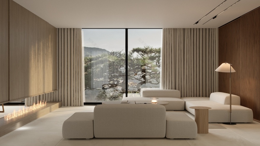 塞浦路斯·利马索尔极简私宅丨Elena Maksimiuk-9