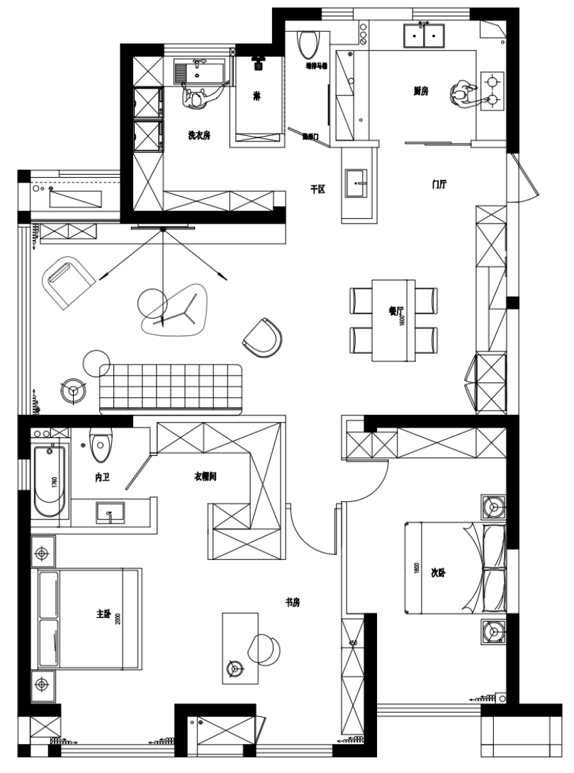 向云端 · 150㎡现代简约之家丨YIM DESIGN-12