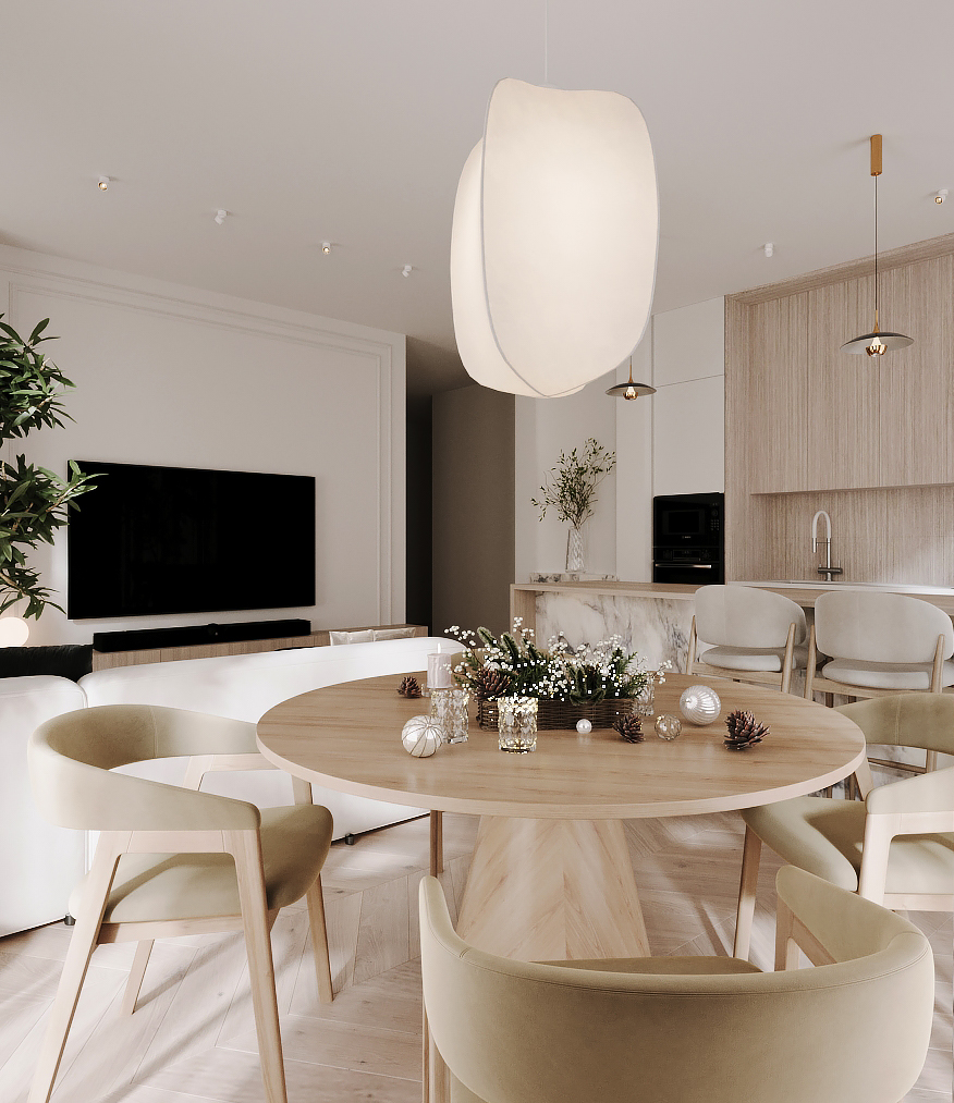 Apartment design for a large family-3