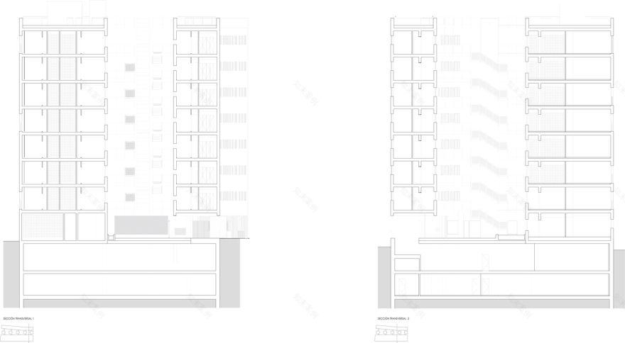 Madrid Adelfas 98 绿色住宅大楼,双体积设计优化自然光-22