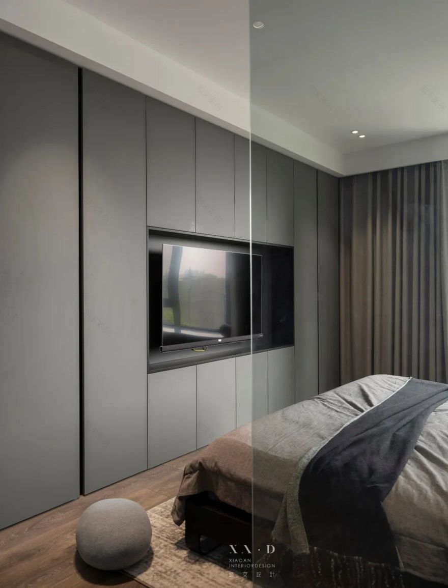 苏州玲珑湾 190 平私宅设计,金属元素与色彩点缀的个性空间-75