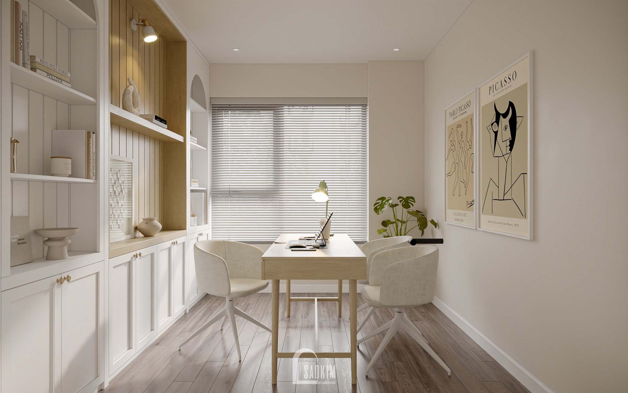 KoreanChic Style Apartment Interior-Vinhomes Ocean Park-17