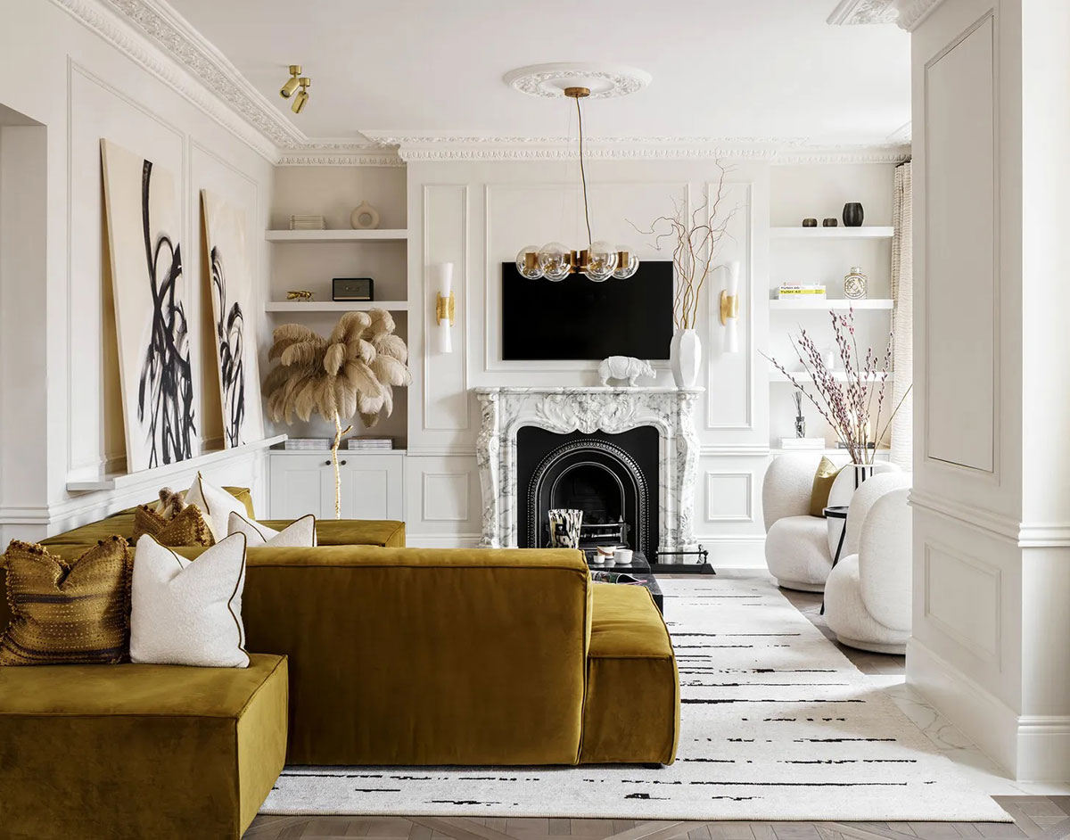 伦敦时尚博主优雅公寓设计中的魅力点缀-1