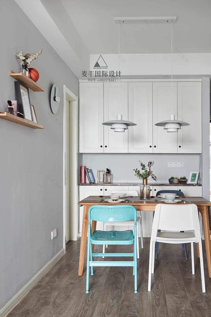 义蓬美郡园89㎡北欧风住宅 麦丰国际设计-20