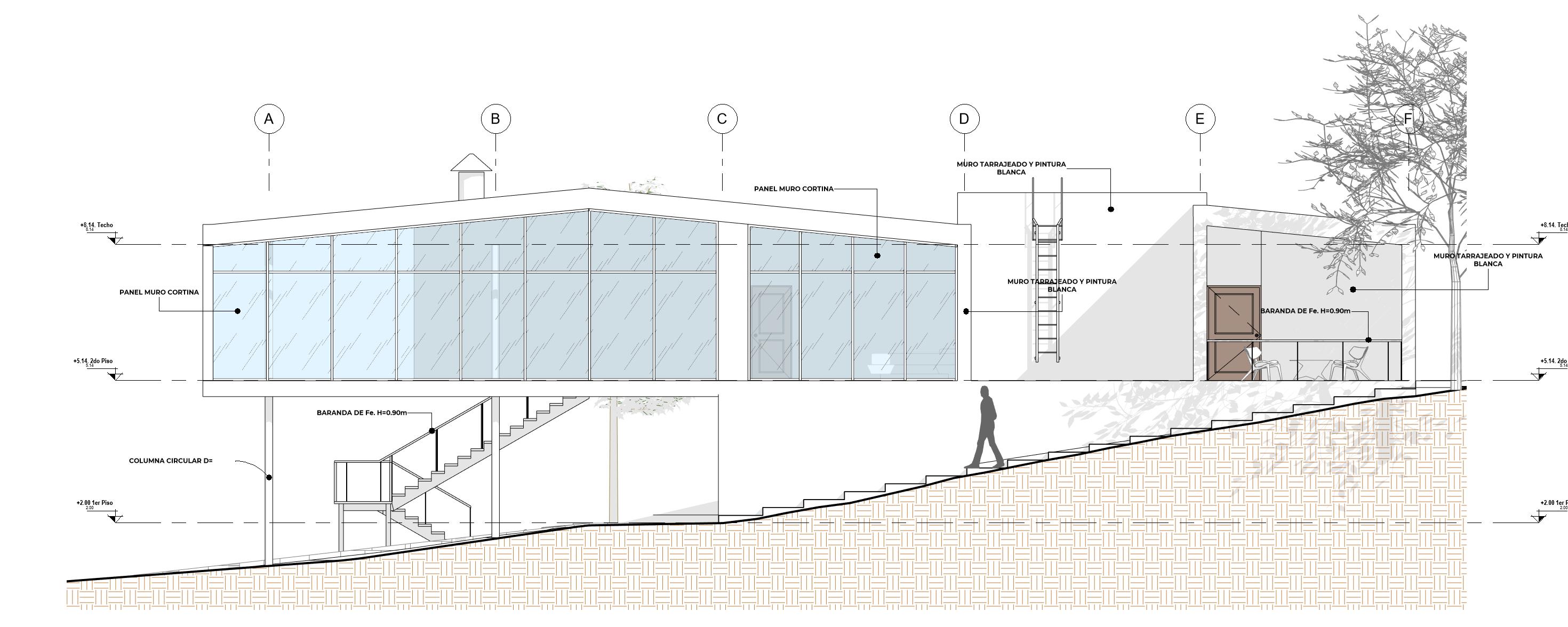 Casa Vidrio (Revit)-4