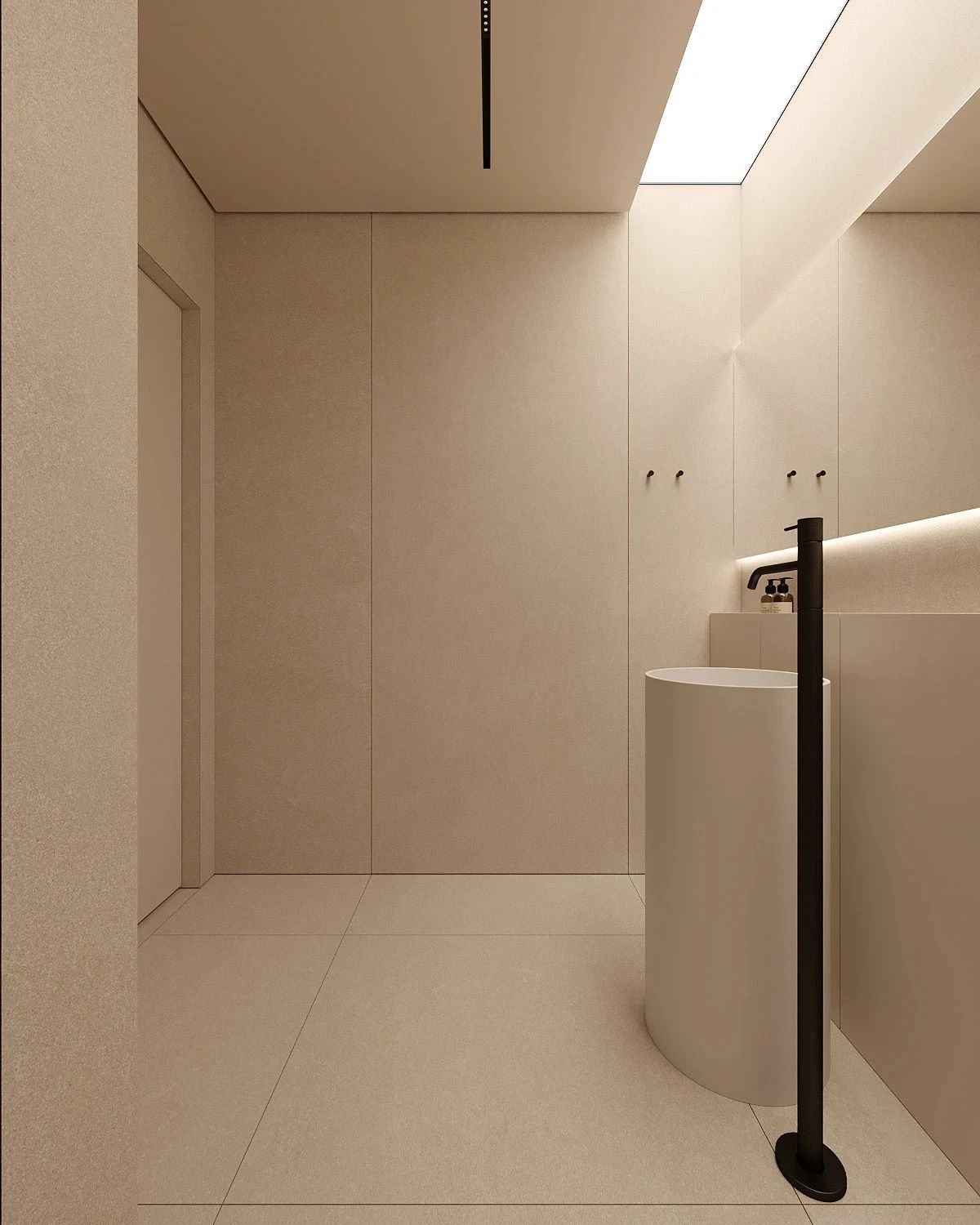 原木系奶油风极简空间loft公寓设计丨URSA STUDIO-76